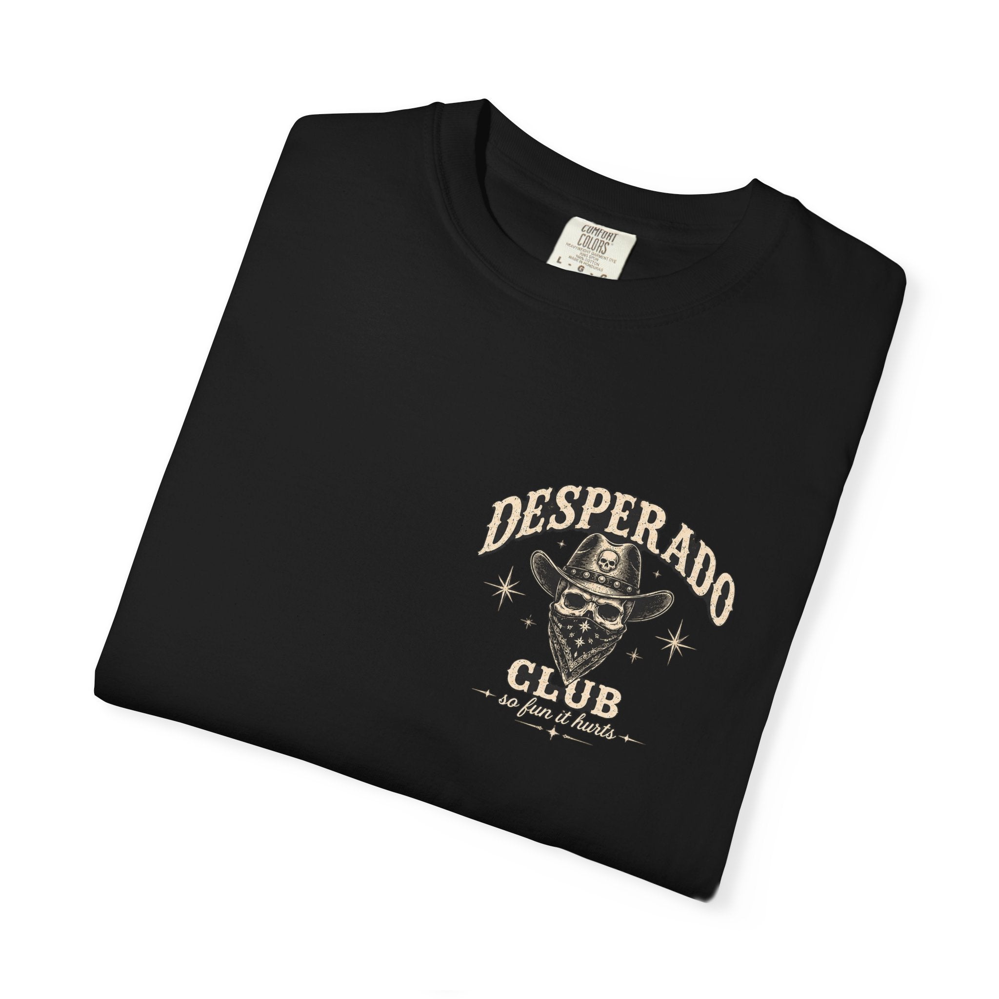 Desperado Club Skull & Crossed Revolvers T-shirt | Vintage Western Outlaw