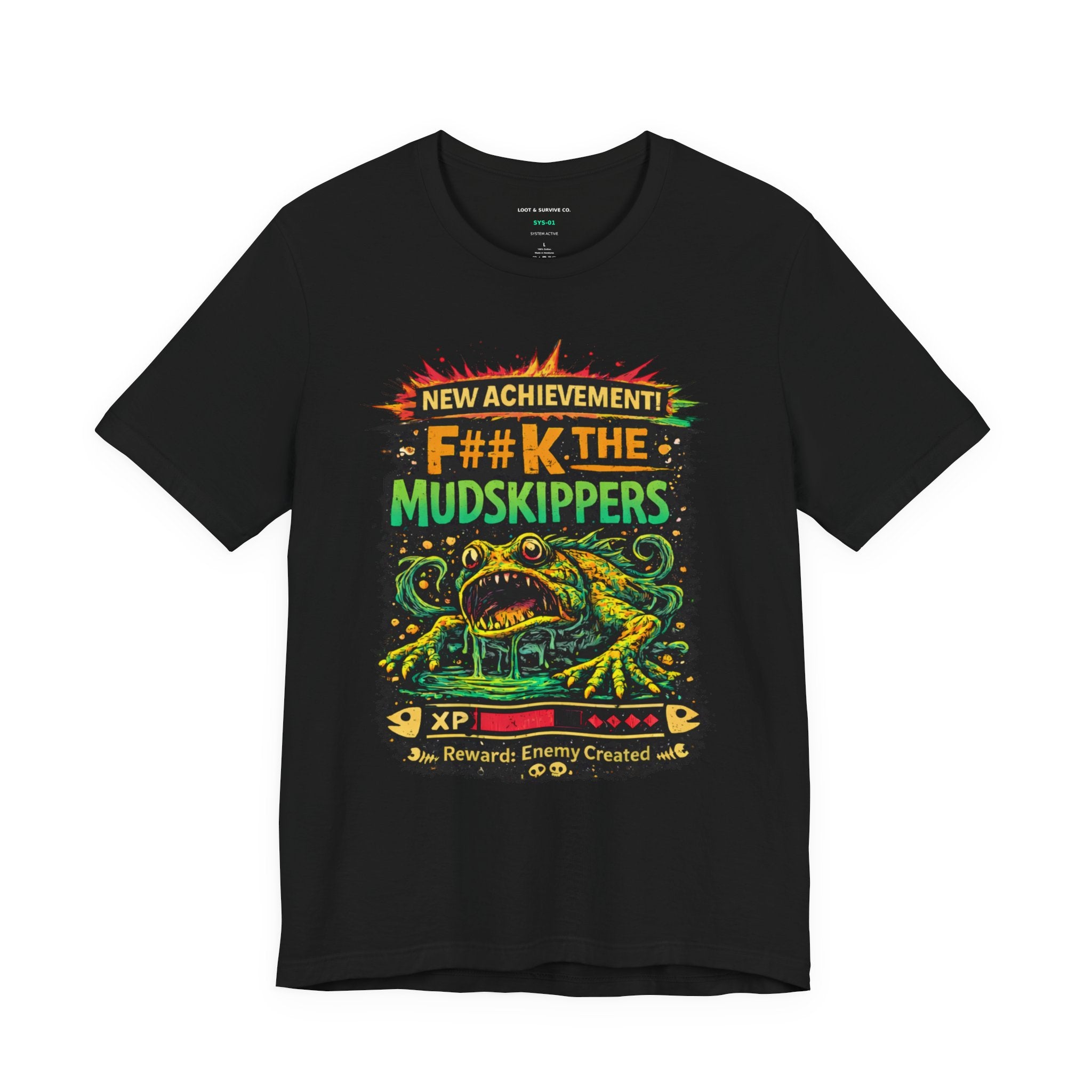 New achievement The Mudskippers Tee  Dungeon Crawler Statement Shirt