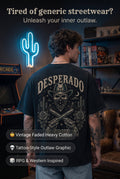 Desperado Club Skull & Crossed Revolvers T-shirt | Vintage Western Outlaw